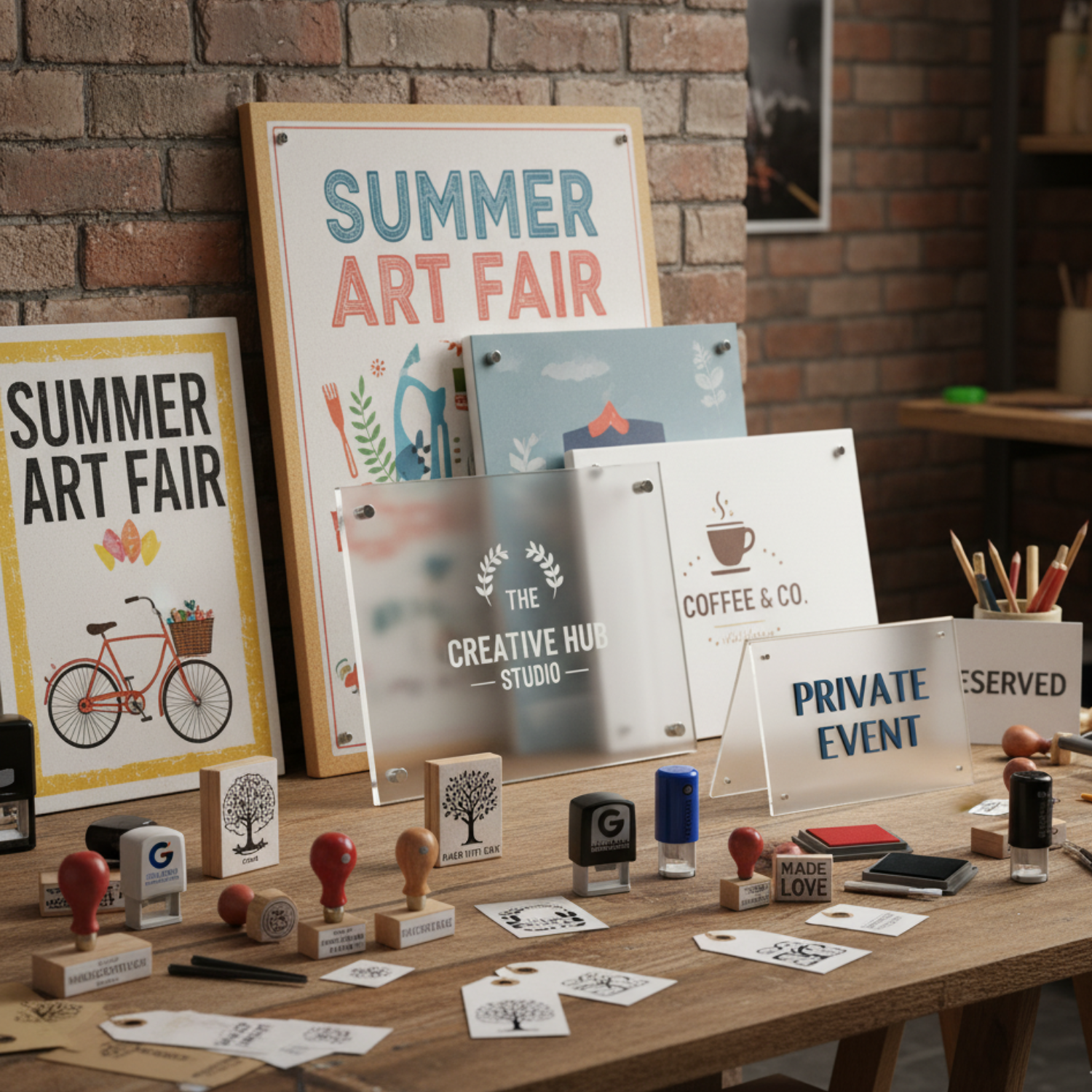 Sign Board and Banners